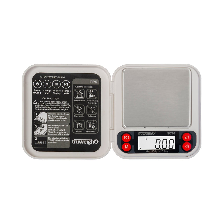 Truweigh Mini NOTE Digital Pocket Scale | 100G x 0.01g