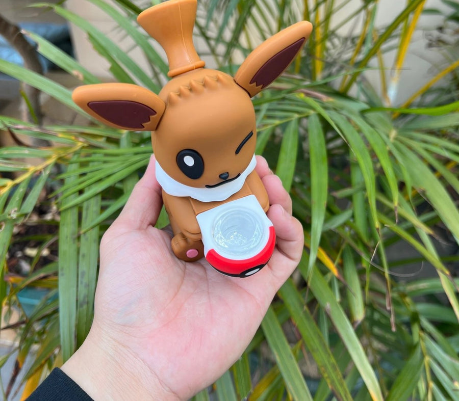 Silicone Pokemon Eevee Waterpipe