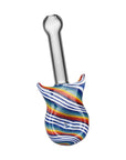 Guitar Candy Stripe Hand Pipe - 4.25" / Colors Vary