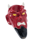 Wacky Bowlz Devil Ceramic Hand Pipe - 3.5"