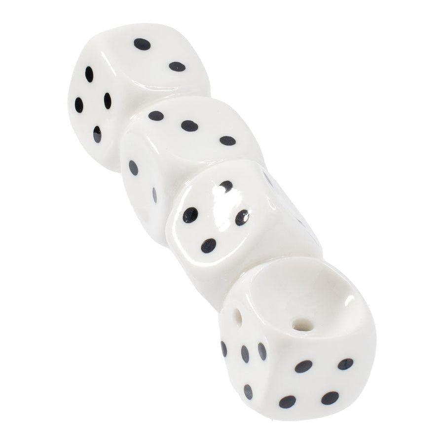 Wacky Bowlz Dice Ceramic Hand Pipe - 3.75"