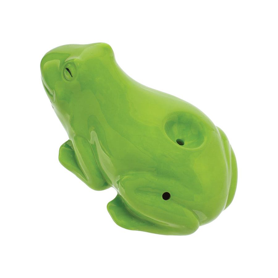 Wacky Bowlz Frog Ceramic Hand Pipe | 3.5"