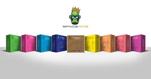 Space King Opaque White Bottom Banger Kit (Coral)