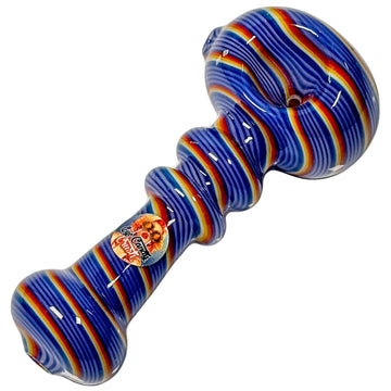 Crush Magic Genie Bottle Hand Pipe in Vibrant Colors - Compact & Carbureted