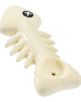 Wacky Bowlz Fish Skeleton Ceramic Hand Pipe - 4"