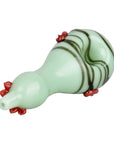 A Fowl Most Friendly Glass Hand Pipe - 4.5" / Colors Vary