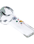 4" White Widow Hand Pipe - Clear