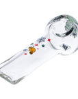 4" White Widow Hand Pipe - Clear