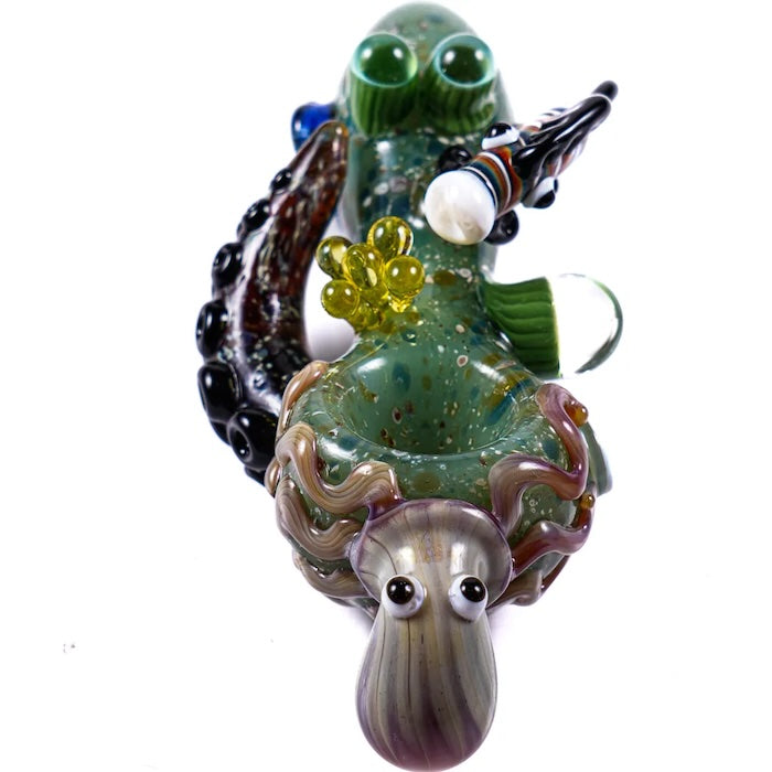 MK Glass Sea-life Octopus Premium Hand Pipe