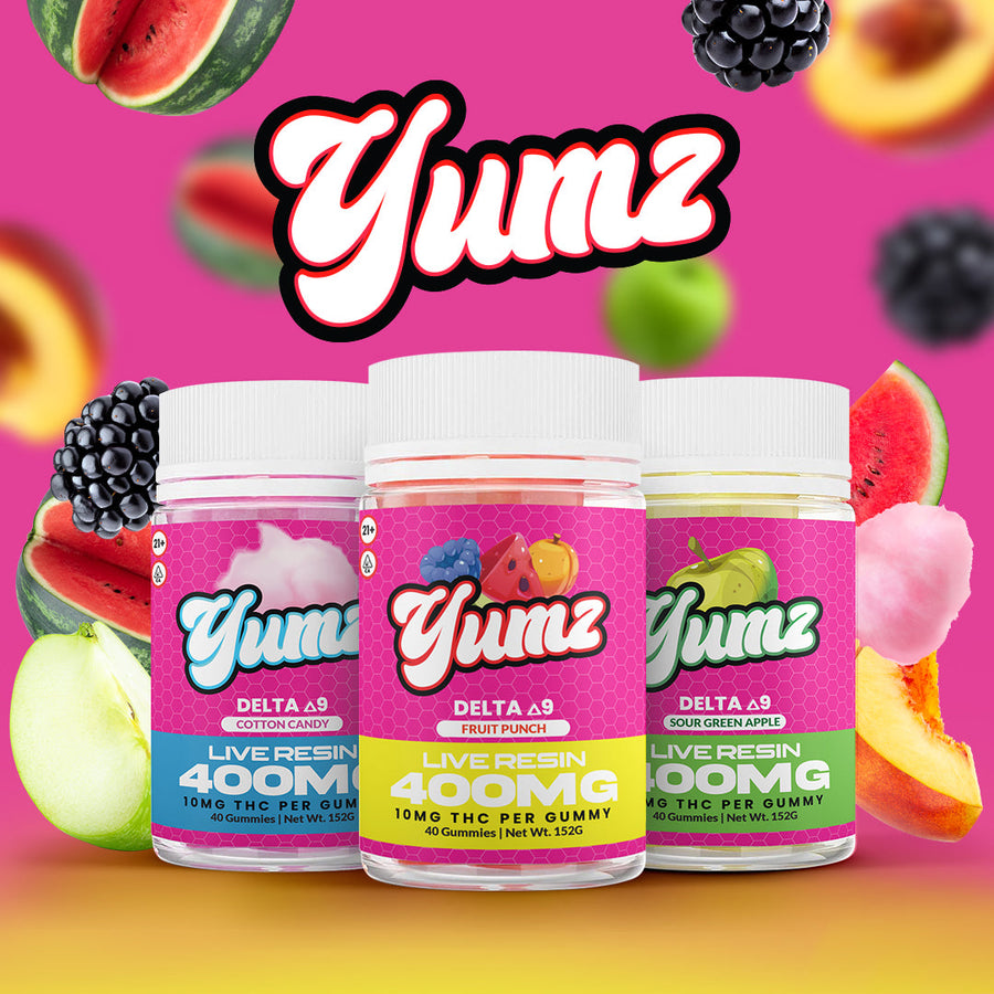 YUMZ ( DELTA 9 THC GUMMIES ) 400mg ( BUNDLE )