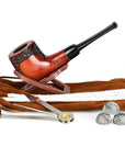 Pulsar Shire Pipes The English | Engraved Billiard Smoking Pipe