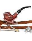 Pulsar Shire Pipes The Mad Dash | Engraved Brandy Smoking Pipe