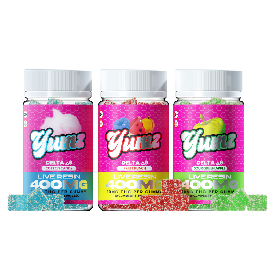 YUMZ ( DELTA 9 THC GUMMIES ) 400mg ( BUNDLE )