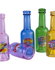 Crush Vibrant Borosilicate Glass Bottle Chillums - 4" Hand Pipes in Rainbow Colors