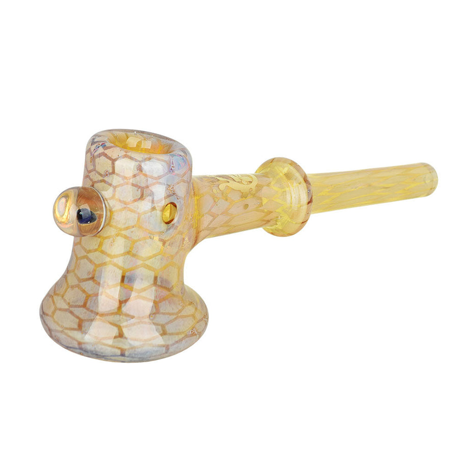 Pulsar Deco Hammer Hand Pipe w/ Opal Bead | 5.75"