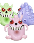 Alien Party Monster Glass Hand Pipe - 2.5" / Colors Vary