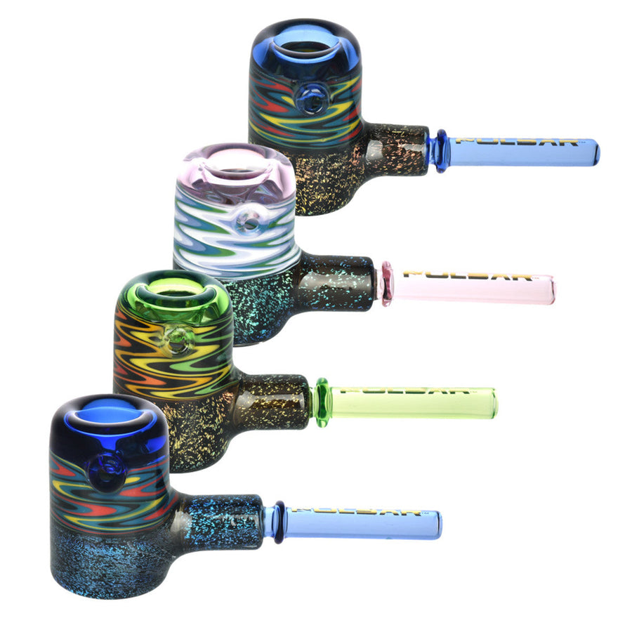 Pulsar Funky Fireflies Hand Pipe - 4.75" / Colors Vary