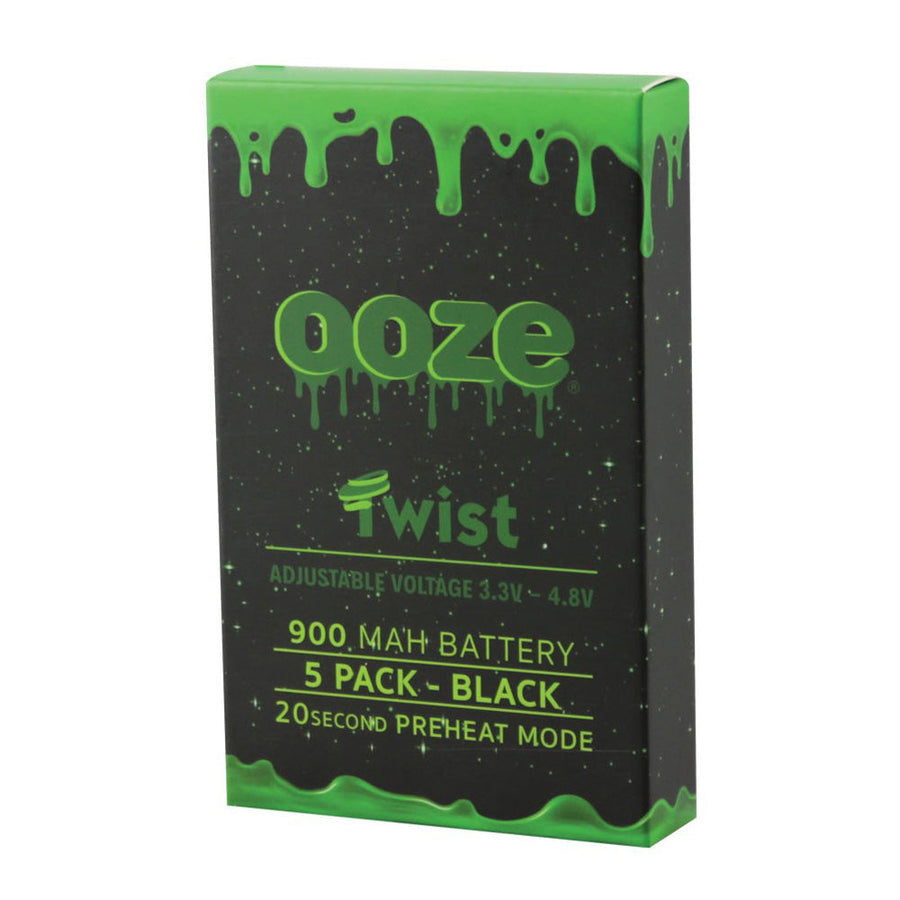 5PK - Ooze Adjustable Twist Batteries - 4.5"/ 900mAh