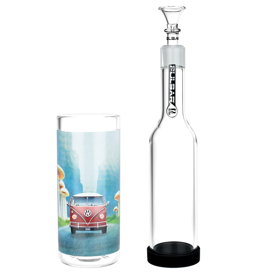 Pulsar Camper Van Shroom Gravity Water Pipe - 11.25" / 19mm F