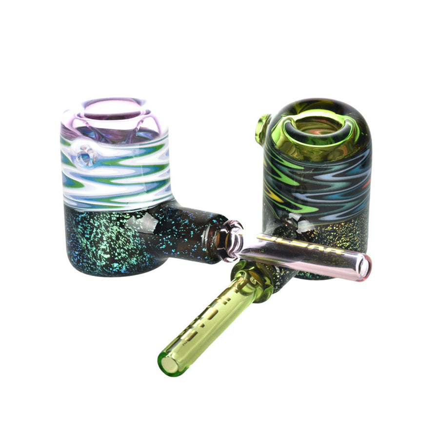 Pulsar Funky Fireflies Hand Pipe - 4.75" / Colors Vary