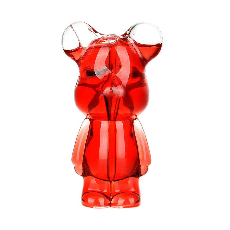 Teddy Bear Glycerin Hand Pipe - 4.25" / Colors Vary