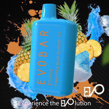 EVOBAR pineapple blue slushie