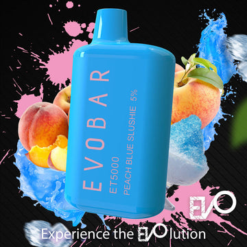 EVOBAR peache blue slushie