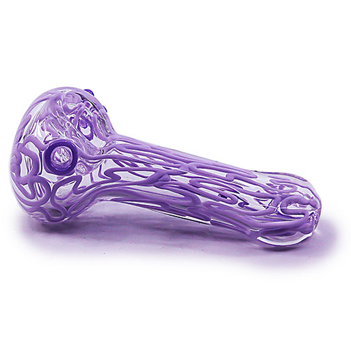 Glass Hand Pipe - Slime Swirl (3.5")